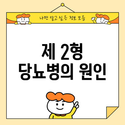 제 2형 당뇨병의 원인