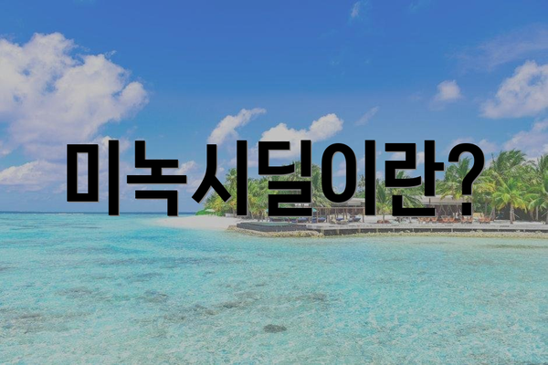 미녹시딜이란?