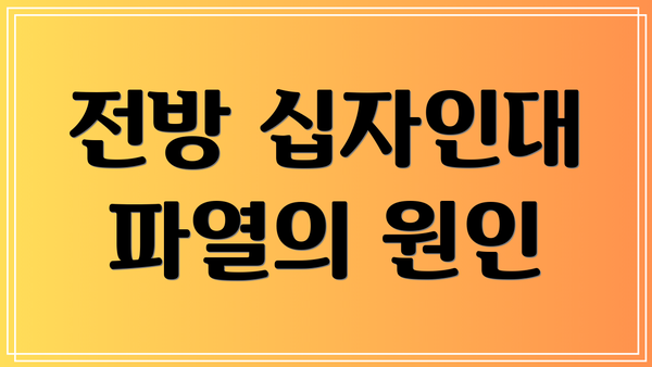 전방 십자인대 파열의 원인