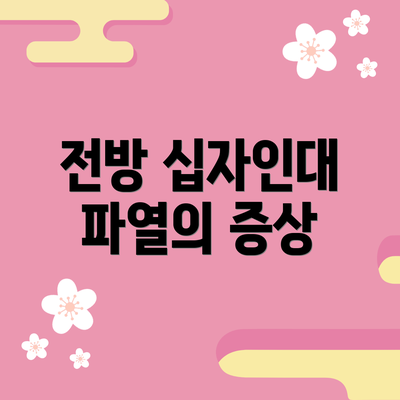 전방 십자인대 파열의 증상