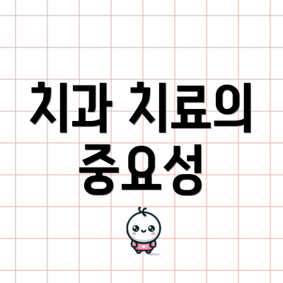 치과 치료의 중요성