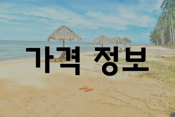 가격 정보