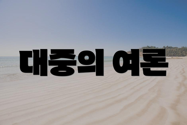 대중의 여론