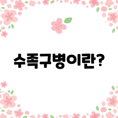 수족구병이란?