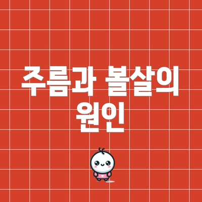주름과 볼살의 원인