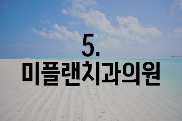 5. 미플랜치과의원